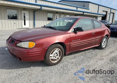 2000 Pontiac Grand Am Se из США, поврежденный, VIN 1G2NE12T9YM817352